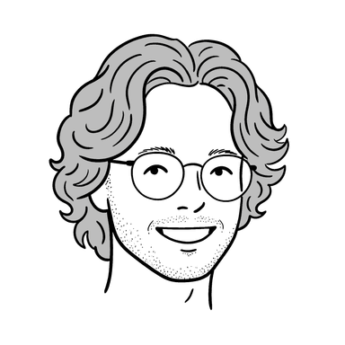 Illustrated portrait of Michael Lock